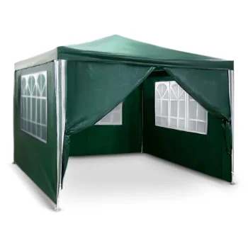 Dārza paviljons Plonos 4935, zaļš, 3x3 m