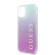 Guess iPhone 11 Pro Max vāciņš Glitter Gradient, rozā/zils