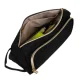 Divu Nodalījumu Skolas Penālis Maaleo 24502, Melns | Double Extendable Pencil Case