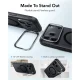 ESR Classic Hybrid MagSafe vāciņš iPhone 18 Pro Max / 17 Pro Max ar statīvu, matēti melns