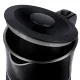 Elektriskā tējkanna Huslog AK-1032, 1.7 l, 2200 W, melna/sudraba