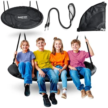 Apaļās šūpoles "Putna ligzda" Neo-Sport Ns-103, 120 cm
