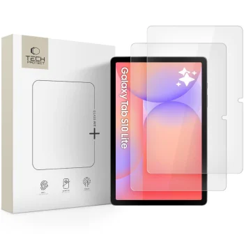 Tech-Protect Samsung Galaxy Tab S10 Lite 10.9 aizsargstikls (2 gab.) Glass Fit+, caurspīdīgs