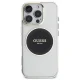Guess IML Metal Colored Circle Classic Logo MagSafe vāciņš iPhone 16 Pro, melns