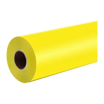 HTVRONT matēta pašlīmējošā plēve, 30.5 x 180 cm, Lemon Yellow