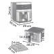Berdsen Bd-656 9.1L Beztauku fritjūris, 1700W, Sudraba