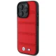 BMW M Perforated And Stitched Line MagSafe vāciņš priekš iPhone 16 Pro, sarkans