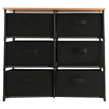 Organizators ar 6 atvilktnēm, savvaļas ozols, 76x30x68 cm