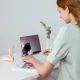 Pārnēsājams rokas ventilators Jisulife Handheld Fan Life8 2000 mAh ar lukturīti, rozā