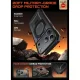 Supcase iPhone 17 Pro Max vāciņš UB Grip Mag MagSafe, melns