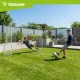 Futbola vārti bērniem Trizand 213x150x90 cm metāla, balts