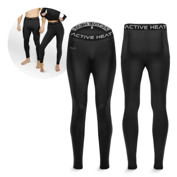 4Fizjo Unisex termoveļa / bikses, melnas, XXL