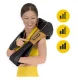 4Fizjo SHIATSU ULTRA+ bezvadu kakla un plecu masieris, zelta