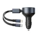 Auto lādētājs Vention FFOB0 60W USB-C Lightning