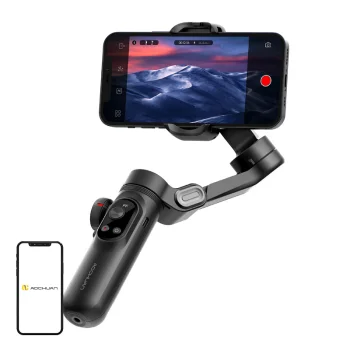 Aochuan Smart X Pro Standard 3 asu stabilizators viedtālrunim, melns