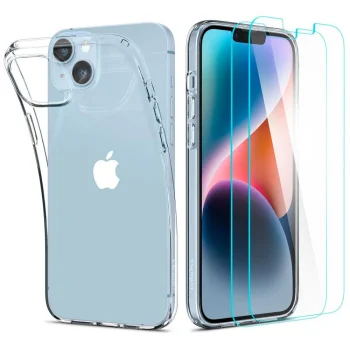 Spigen Crystal Pack aizsardzības komplekts iPhone 14 Plus, caurspīdīgs