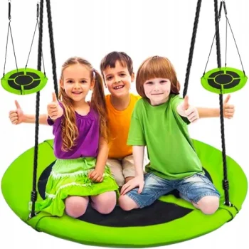 Malatec Ligzdas tipa šūpoles, 100 cm, 150 kg, Zaļas/Melnas