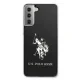 Samsung Galaxy S21+ Plus (SM-G996B) US Polo Shiny Big Logo Case Cover (USHCS21MTPUHRBK), Black | Telefona Maciņš...