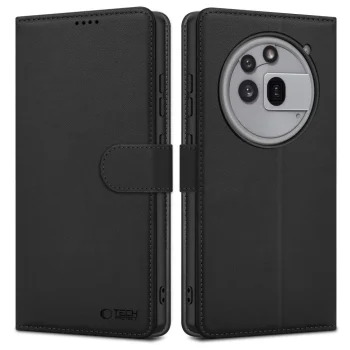 Tech-Protect Wallet atveramais vāciņš Nothing Phone 3A Pro, melns