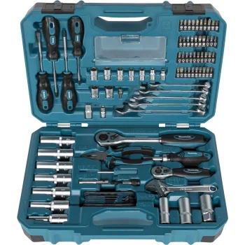 Makita E-08458 instrumentu komplekts koferī, 87 gab.