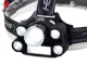 Uzlādējams pieres lukturis Bailong T63 ar 5x LED, COB un CREE XM-L T6
