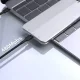 Dudao L9C Max USB-C uz USB-C kabelis 240W PD 1.2m, melns