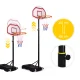Movepro brīvi stāvošs basketbola grozs ar regulējamu augstumu līdz 210 cm
