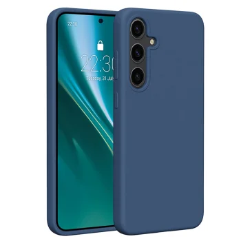 Etteri Silicone Case vāciņš Samsung Galaxy S24 Plus, tumši zils