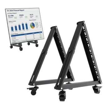 Maclean MC-183 Mobilais TV statīvs uz riteņiem, 37-80", 75kg