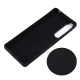 For SonySony Xperia 1 IV Liquid Silicone Phone Case Soft Cover, Black | Telefona Vāciņš Maciņš Aplvalks Bamperis