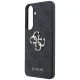 Guess Leather 4G Metal Logo vāciņš Samsung Galaxy S26 FE, melns