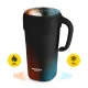 Termokrūze ar salmiņu MOUNTAIN GOAT 650 ml, melna