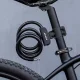 Rockbros RKS515-BK velosipēda slēdzene ar atslēgu, 1.1 m, melna