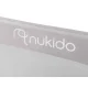 Nukido gultas aizsargbarjera 180 x 42 x 35 cm, pelēka