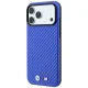 BMW M Carbon Metal Logo MagSafe vāciņš priekš iPhone 17 Pro Max / 18 Pro Max, zils