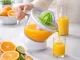 Elektriskā citrusaugļu sulu spiede 0.7L 25W, balta