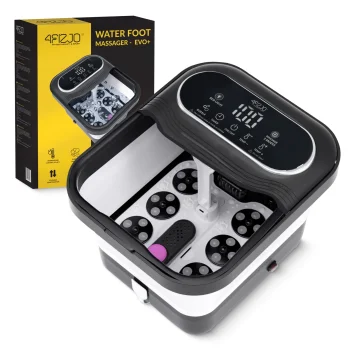 4Fizjo EVO+ saliekams pēdu hidromasāžas aparāts, 500W, melns