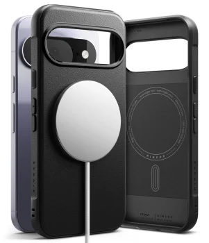 Google Pixel 11 Pro Ringke Onyx Magnetic MagSafe Clear Case Cover, Black | Telefona Vāciņš Maciņš Apvalks Bampers