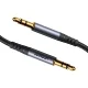 Joyroom SY-A08 AUX 3.5 mm stereo audio kabelis, 1.2 m, melns
