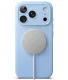 Vāciņš Ringke Silicone MagSafe priekš iPhone 18 Pro Max, gaiši zils