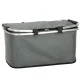 Saliekams termiskais piknika grozs, 25L, pelēks