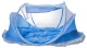 Pārnēsājama Saliekama Bērnu Gultiņa Spēļu Telts, Zila | Portable Foldable Baby Crib Play Tent