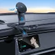 Wozinsky WCZ2Y2S magnētisks auto turētājs ar 15W MagSafe lādētāju - Melns