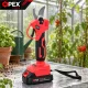 Akumulatora zaru šķēres OPEX TOOLS OPX28029, 21V, 25 mm, ar 2 akumulatoriem un koferi