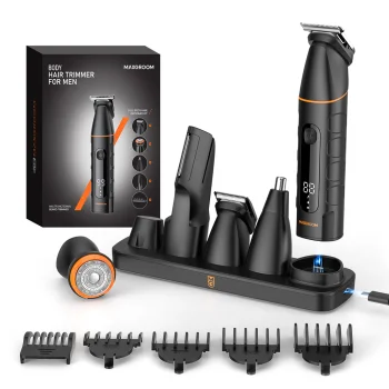 Daudzfunkcionāls trimmeris MAXGROOM LK-892 ar maināmām galviņām, melns
