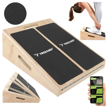 Trizand 27130 koka apakšstilbu stiepšanas dēlis (Slant Board)