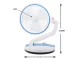 Saliekams bezvadu galda ventilators ar LED lampu, zils