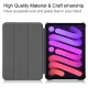 Apple iPad mini (2024) (A2995) Trifold Protective Cover Case, Black | Planšetes Vāciņš Maciņš Apvalks Grāmatiņa