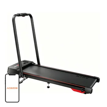 Acezoe CTM4020 Saliekams elektriskais skrejceļš, melns/sarkans