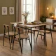 Ēdamistabas komplekts galds un 4 krēsli OSLO ModernHome
